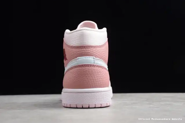 Official Maikesneakers Mid CW5379-600 Jordan Air 1 Pink Digital 0430